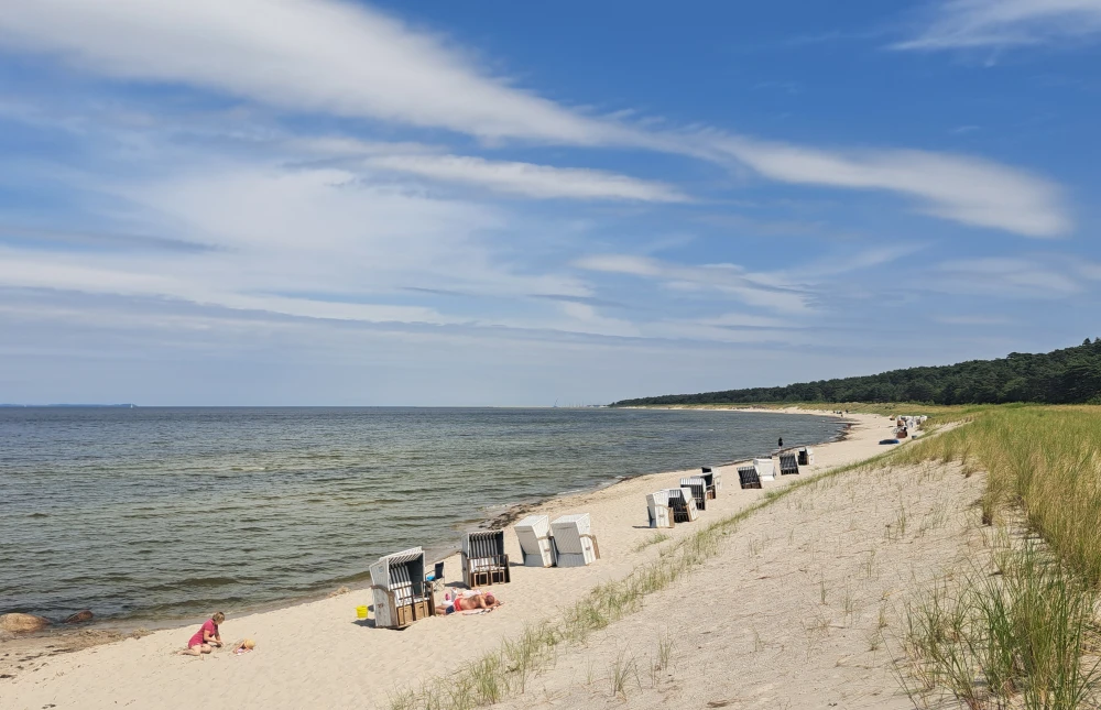 Route der Norddeutschen Romantik strand Lubimin Fietsroute van het jaar genomineerde
